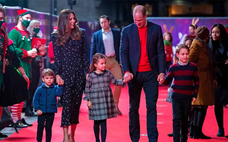 George, Charlotte, Louis Royal Family
