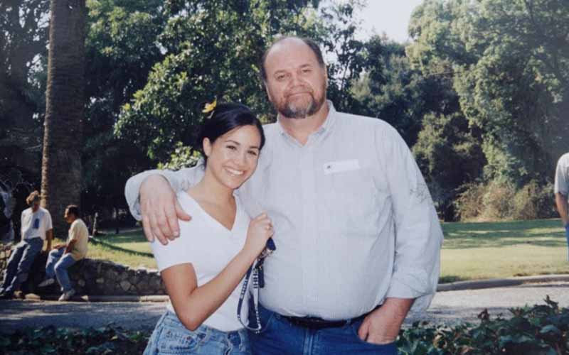 Meghan and Thomas Markle