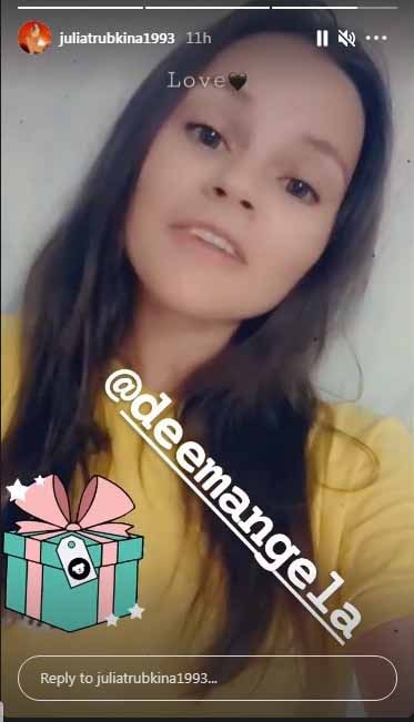 Julia Angela IG Story