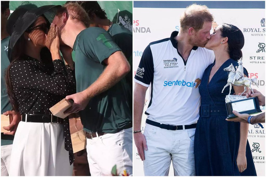 Meghan Markle Kisses Prince Harry